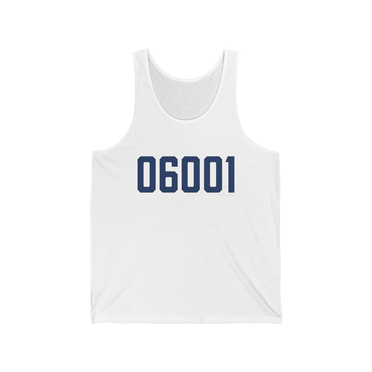 06001 Avon Connecticut Zip Code Unisex Jersey Tank Top