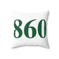 860 Spun Polyester Square Pillow Lucky Green – St. Patrick’s Day