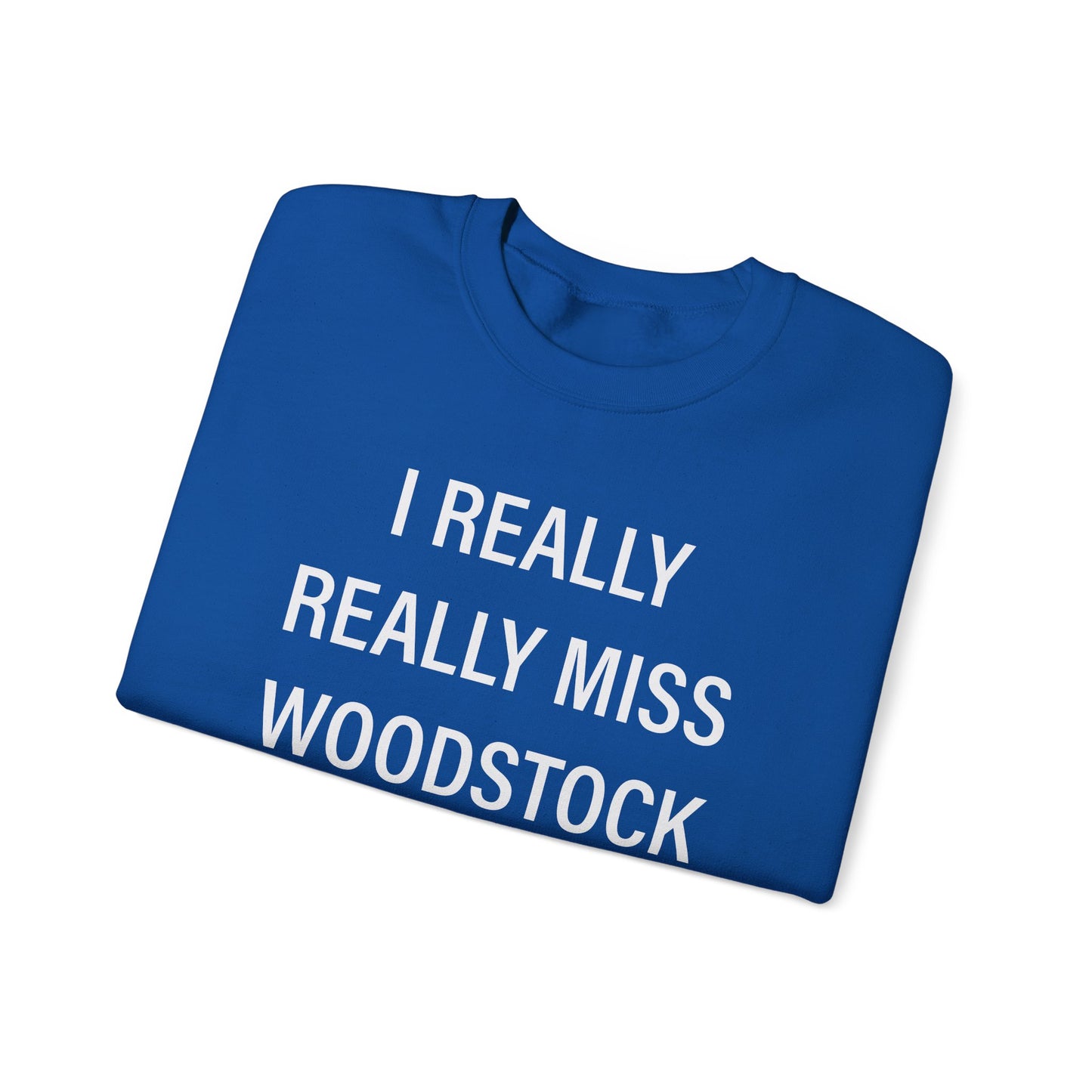I Really Really Miss Woodstock Unisex Heavy Blend™ Crewneck Sweatshirt