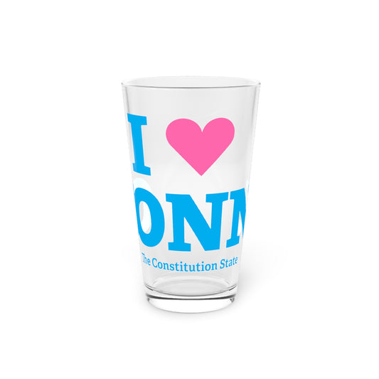 I Heart CONN. Pint Glass, 16oz