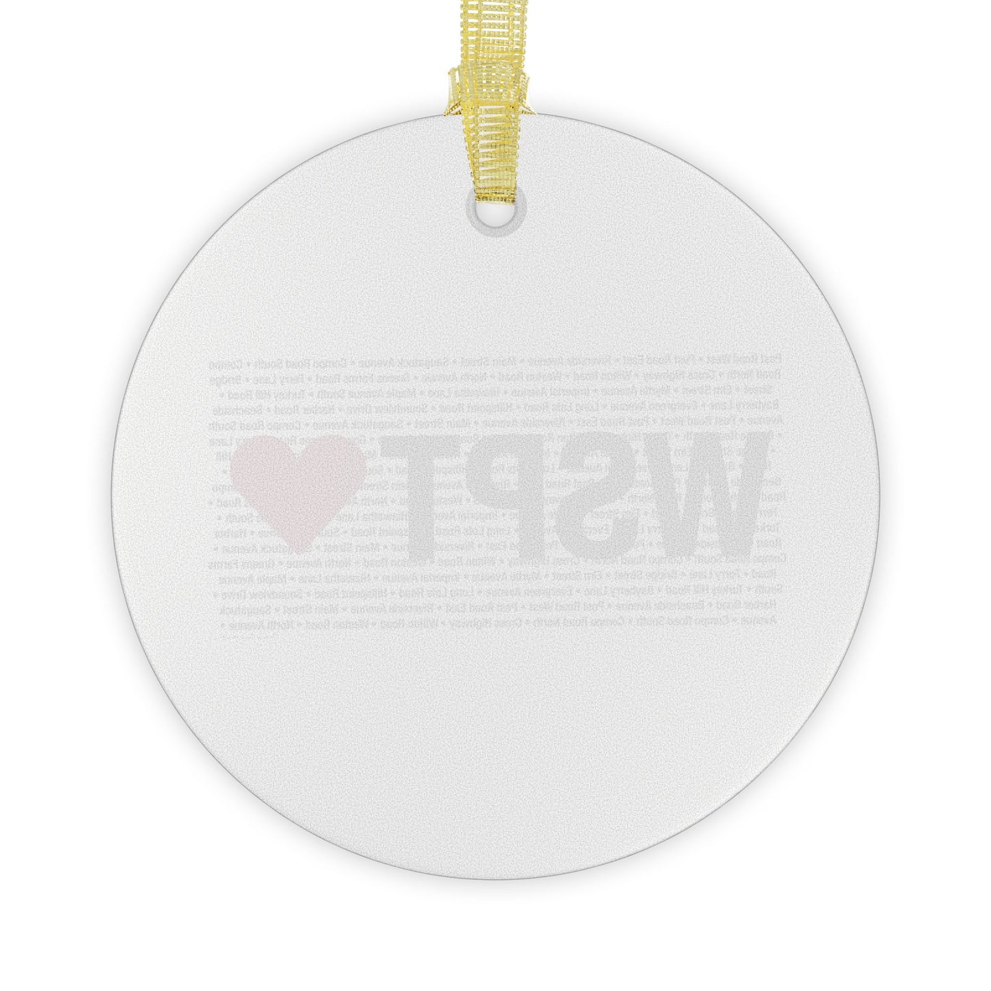 Westport Love Glass Ornaments