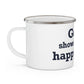Goose Shows Are My Happy Place - Blue Enamel Camping Mug
