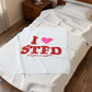 I Heart STFD Velveteen Plush Blanket