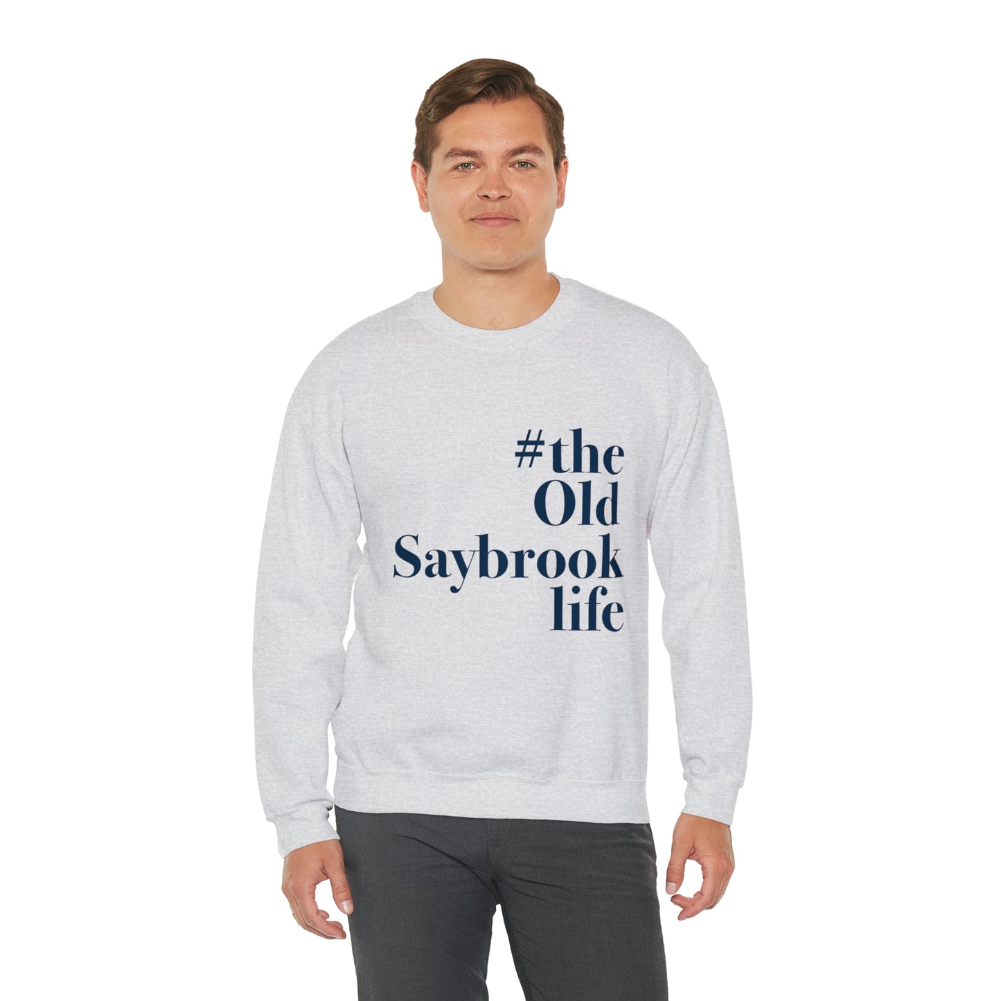 #theoldsaybrooklife Unisex Heavy Blend™ Crewneck Sweatshirt