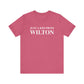 Just a kid from Wilton Unisex Jersey Short Sleeve T-Shirt