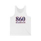 860 Haddam Red White & Blue Unisex Jersey Tank Top