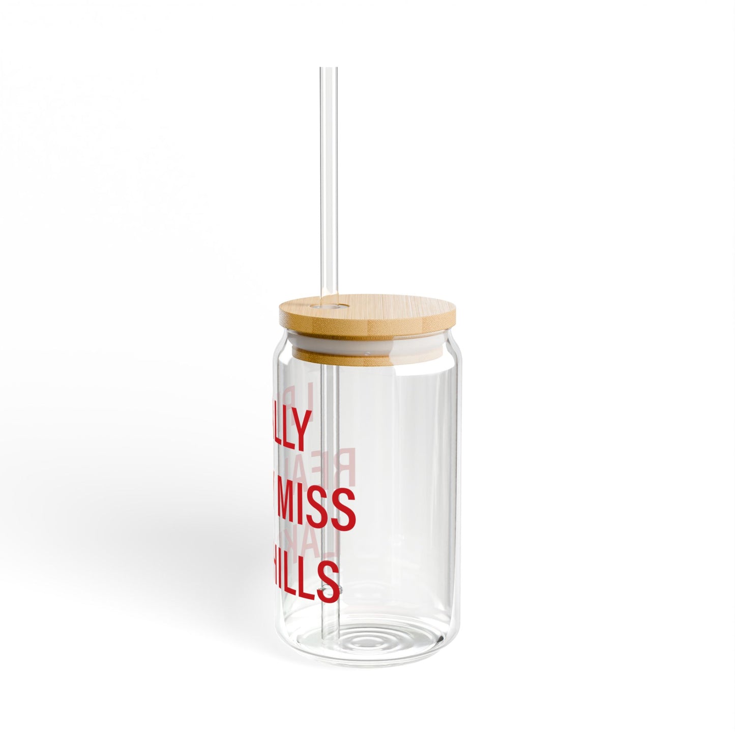I Really Really Miss Lake Hills Sipper Glass, 16oz