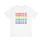 Norwich Pride Unisex Jersey Short Sleeve Tee