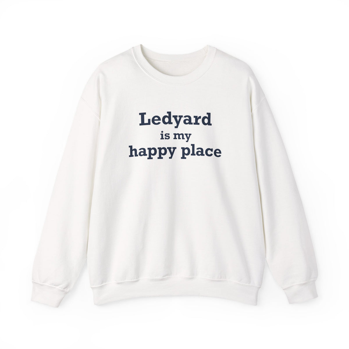 Ledyard is My Happy Place Unisex Heavy Blend™ Crewneck Sweatshirt