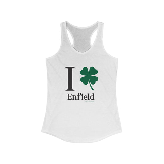 I Clover Enfield Women's Ideal Racerback Tank