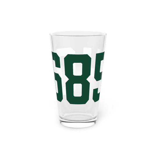 06854 Norwalk Connecticut Zip Code Pint Glass, 16oz