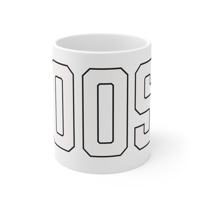 Goose Zip Code White & Black Mug 11oz