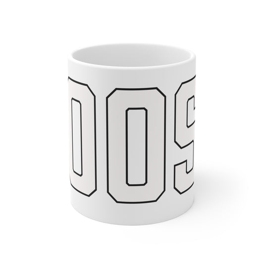 Goose Zip Code White & Black Mug 11oz