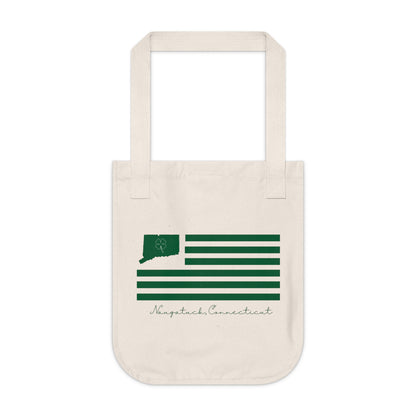 Naugatuck Connecticut St. Patrick’s Day Flag Organic Canvas Tote Bag