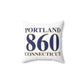 Portland 860 Connecticut Spun Polyester Square Pillow