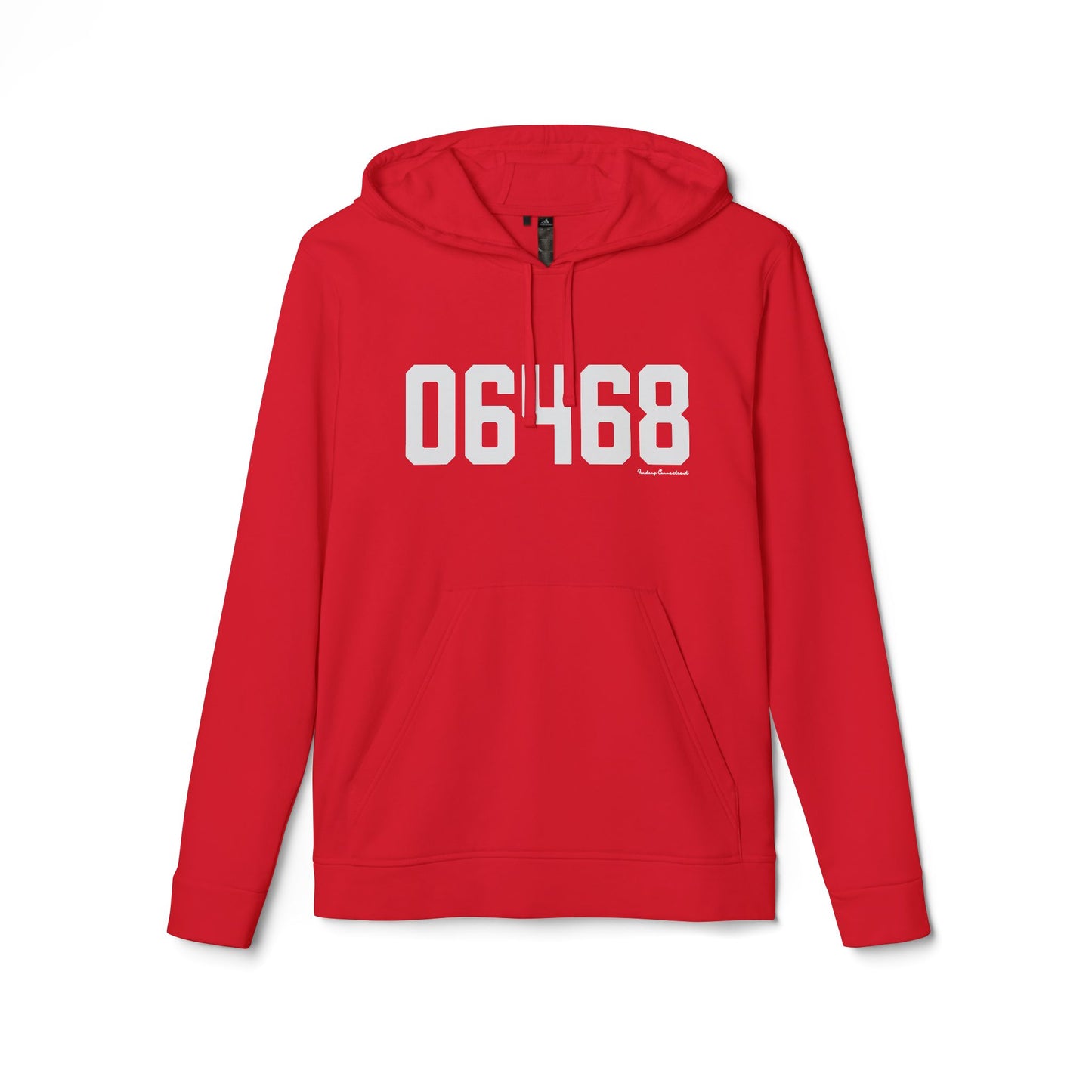 06468 Monroe Connecticut Zip Code adidas Unisex Fleece Hoodie Sweatshirt