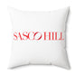 41 Tilt Sasco Hill Spun Polyester Square Pillow