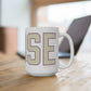 Goose Zip Code Cream & Purple Mug 15oz