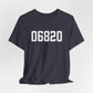 06820 - Darien CT Zip Code Unisex Jersey Short Sleeve T-Shirt