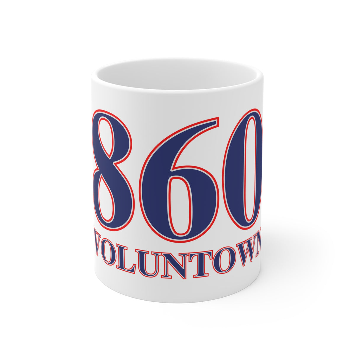860 Voluntown  Red, White & Blue Mug 11oz
