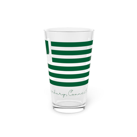 Waterbury Connecticut St. Patrick’s Day Flag Pint Glass, 16oz