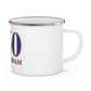 860 East Haddam Red, White & Blue Enamel Camping Mug