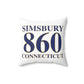 Simsbury 860 Connecticut Polyester Square Pillow