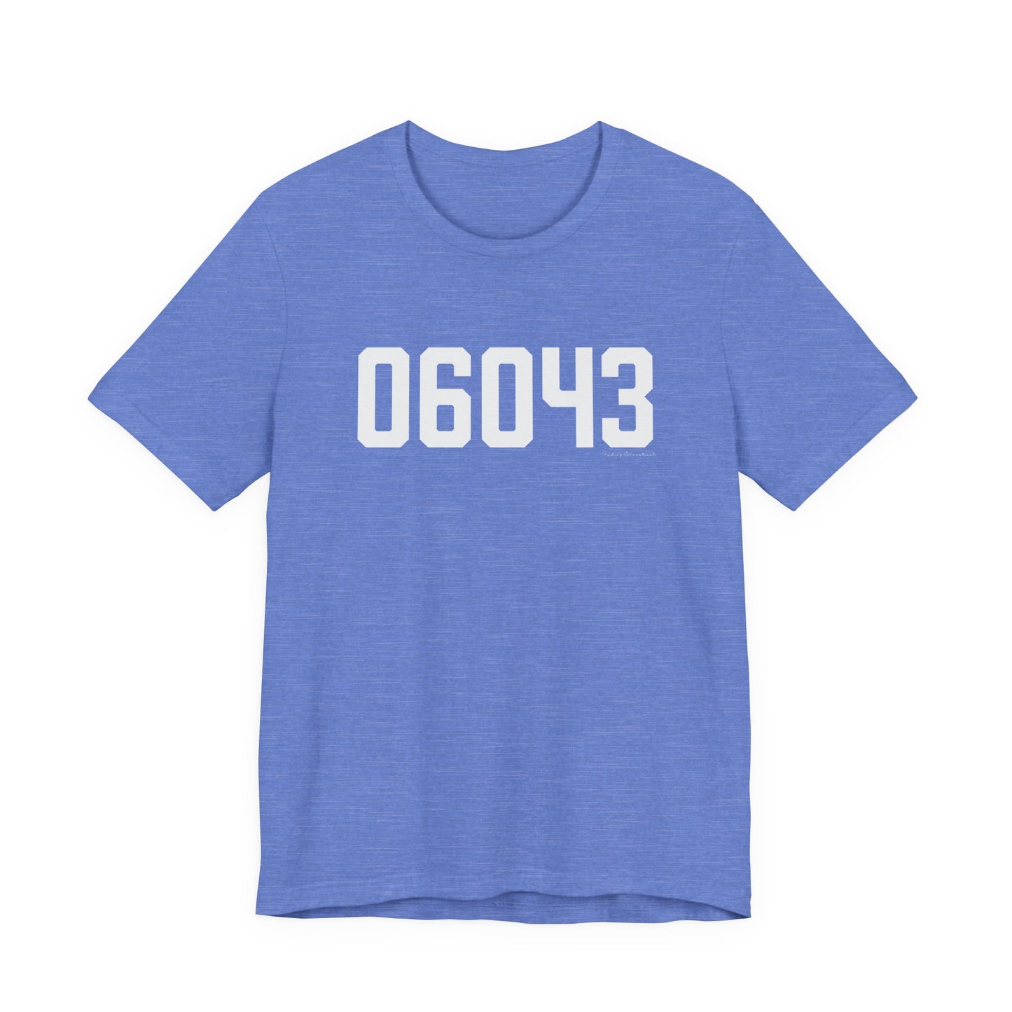 06043 Bolton CT Zip Code Unisex Jersey Short Sleeve T-Shirt