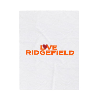 Love Ridgefield Velveteen Plush Blanket