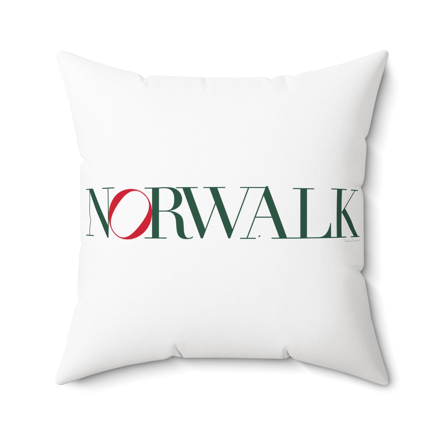 41 Tilt Norwalk Spun Polyester Square Pillow