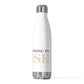 Just a kid listening to Goose - Cream & Purple 20oz Insulated Bottle