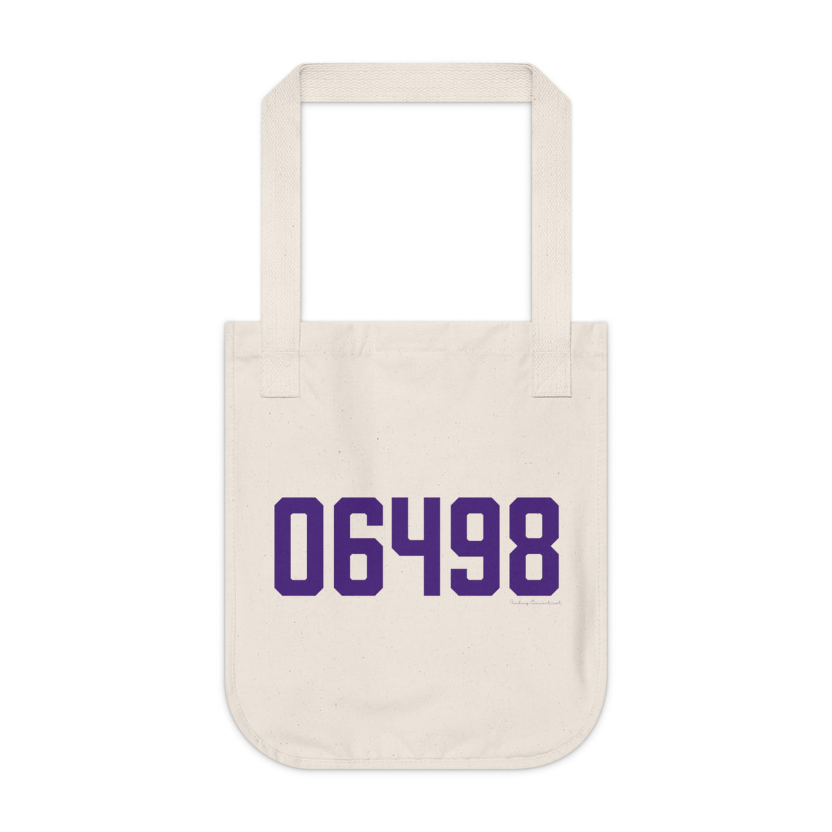 06498 Westbrook Connecticut Zip Code  Organic Canvas Tote Bag