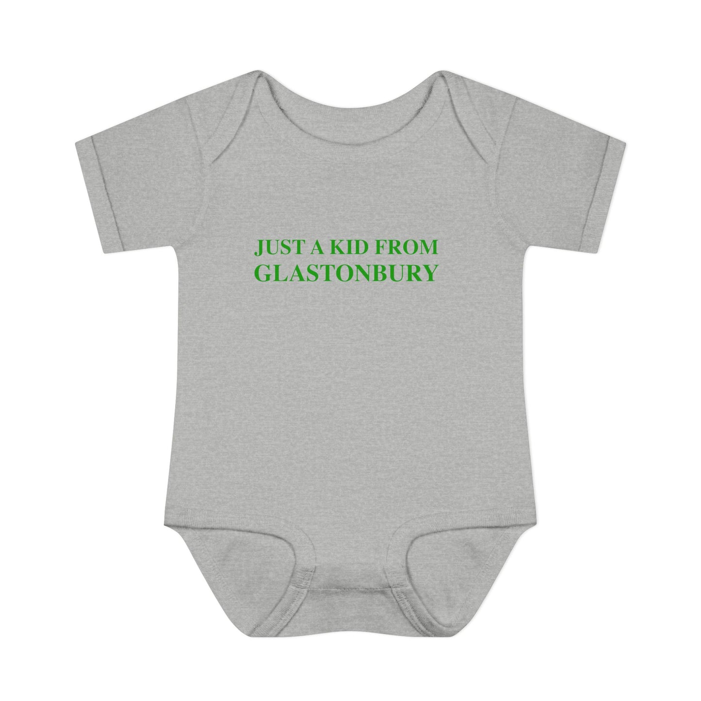 Just a kid from Glastonbury Infant Baby Rib Bodysuit