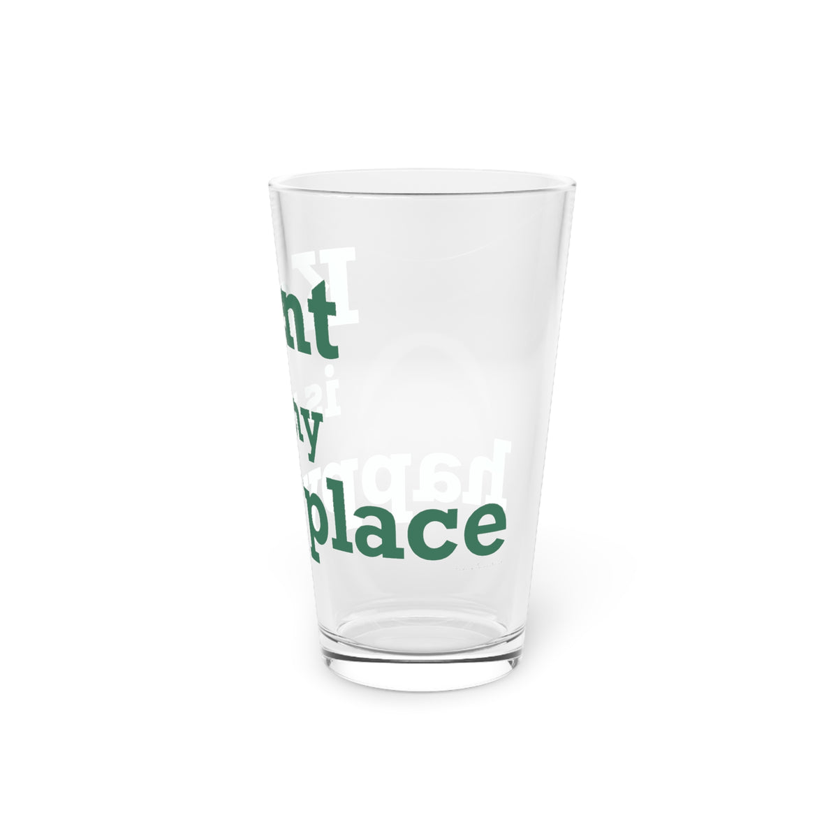Kent is My Happy Place Pint Glass, 16oz
