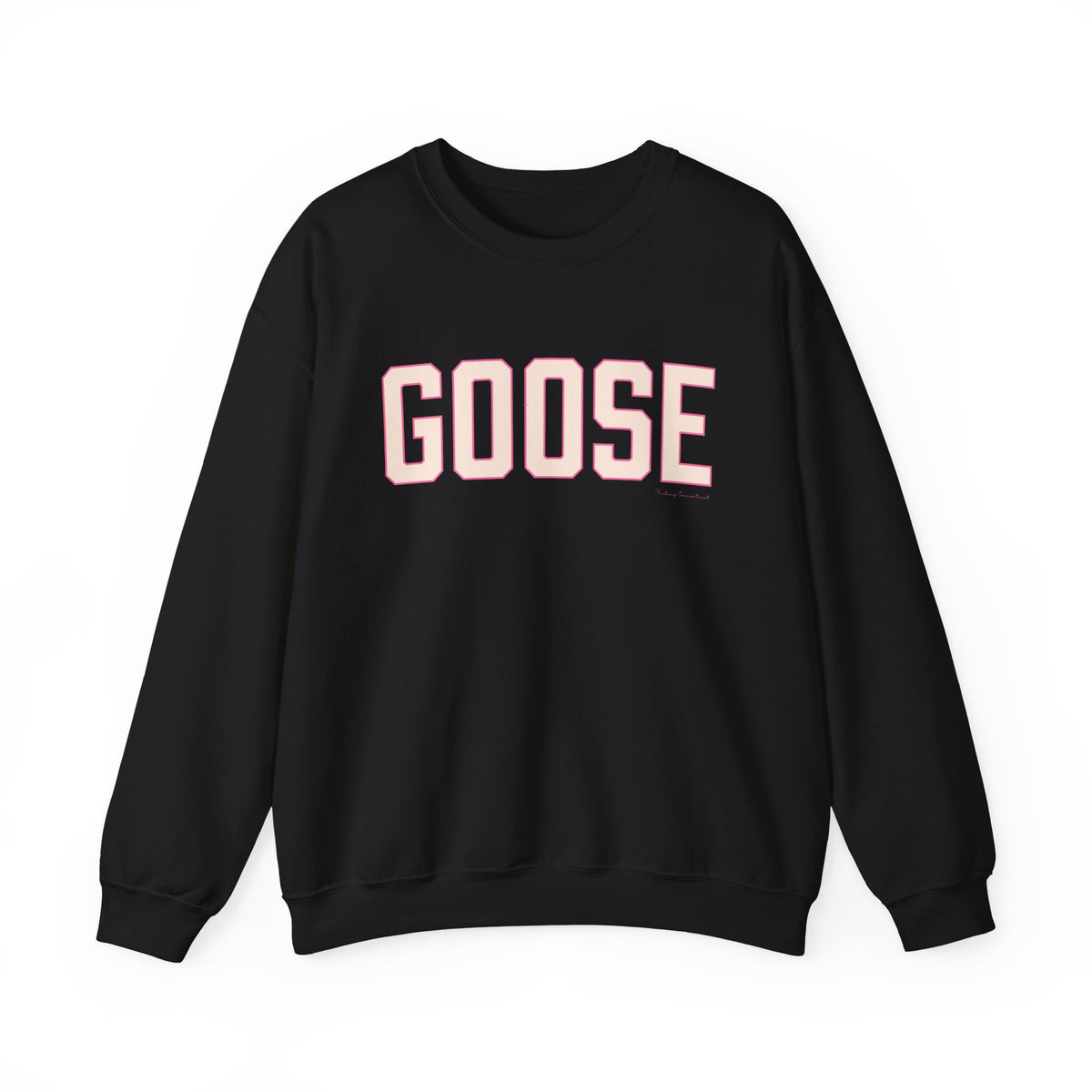 Goose Zip Code Peach & Pink Unisex Heavy Blend™ Crewneck Sweatshirt
