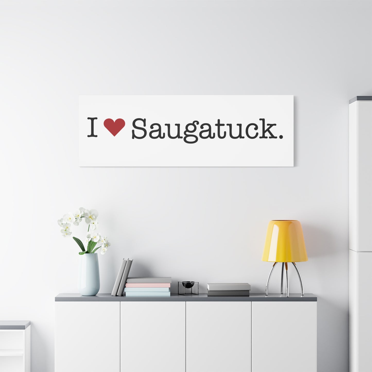 I Heart Saugatuck. Matte Canvas, Stretched, 1.25"