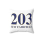 203 New Fairfield  Spun Polyester Square Pillow