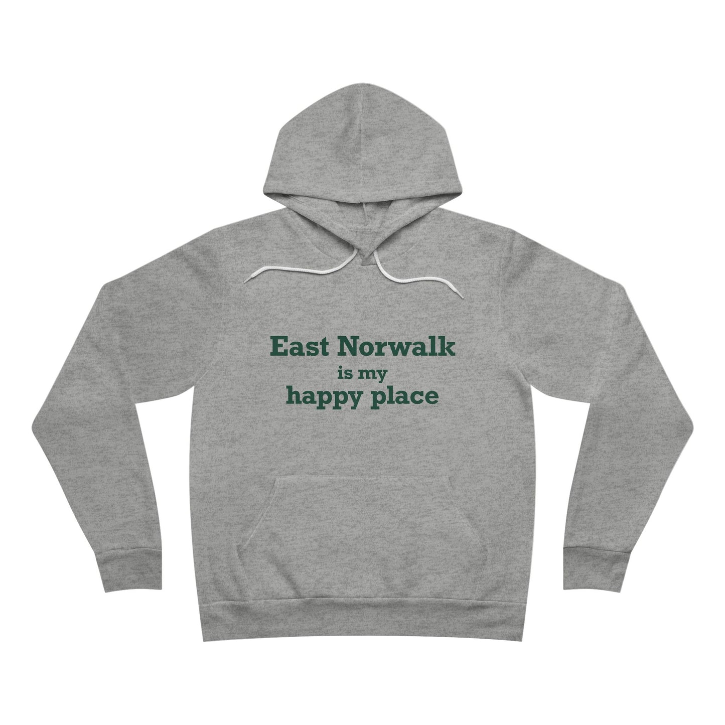 East Norwalk is My Happy Place  Unisex Sponge Fleece Pullover Hoodie