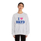 I Heart BKFD Unisex Heavy Blend™ Crewneck Sweatshirt