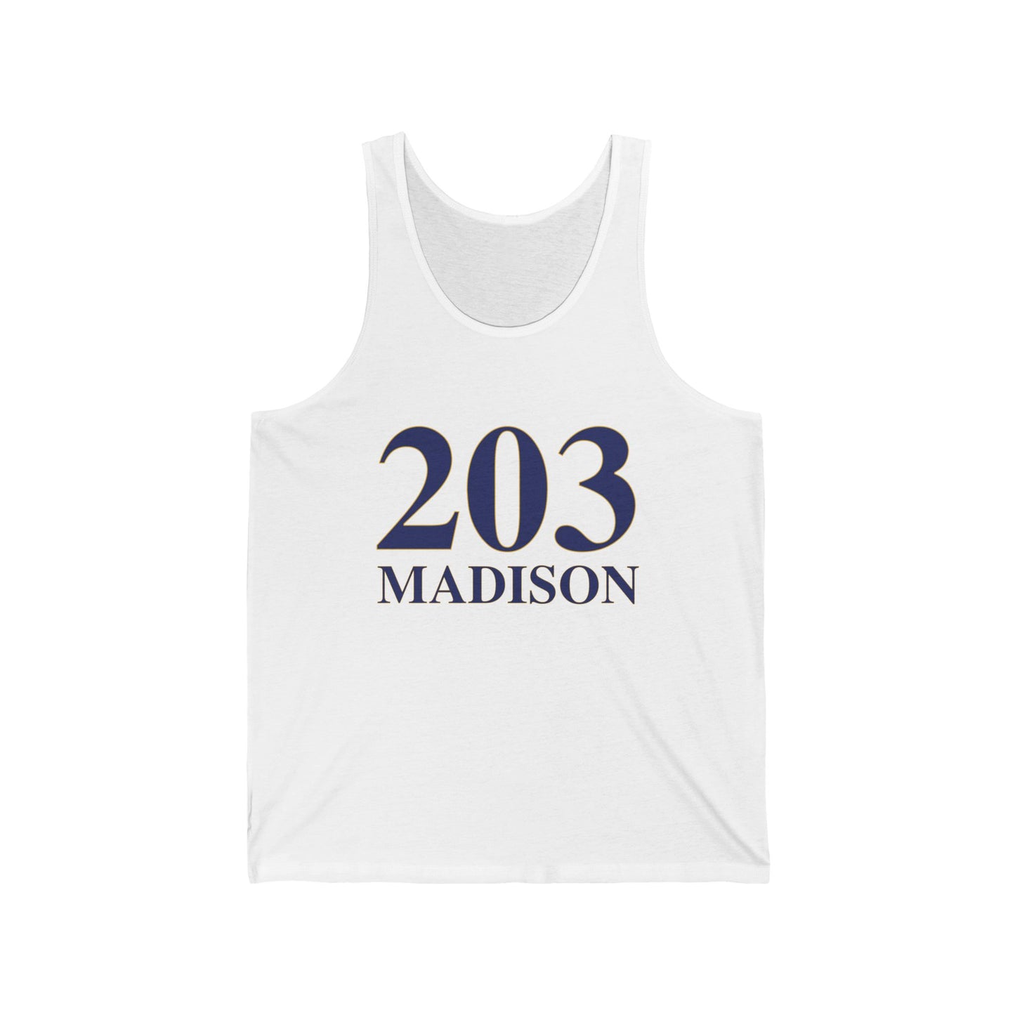 203 Madison Unisex Jersey Tank Top