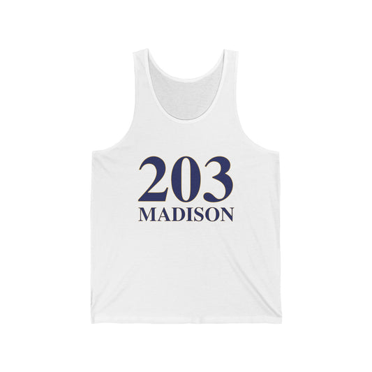 203 Madison Unisex Jersey Tank Top