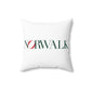 41 Tilt Norwalk Spun Polyester Square Pillow