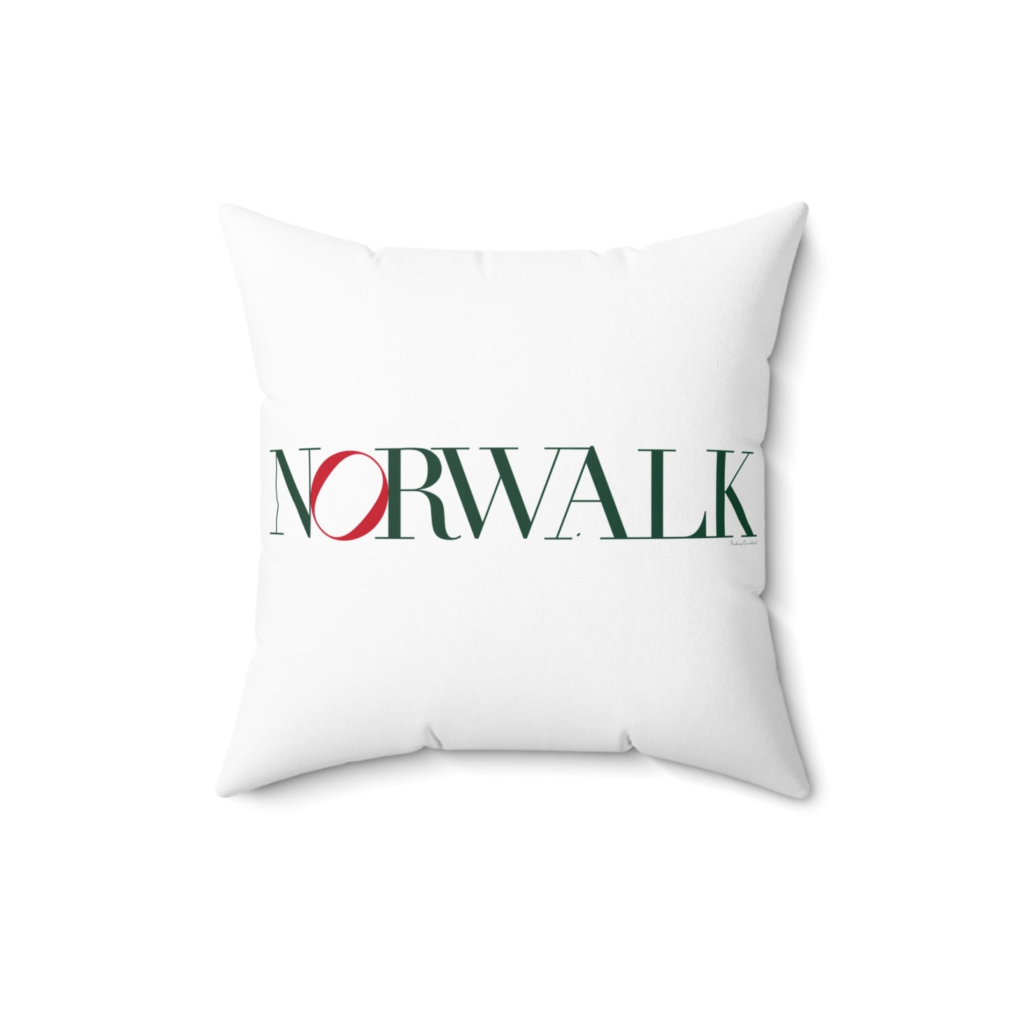 41 Tilt Norwalk Spun Polyester Square Pillow