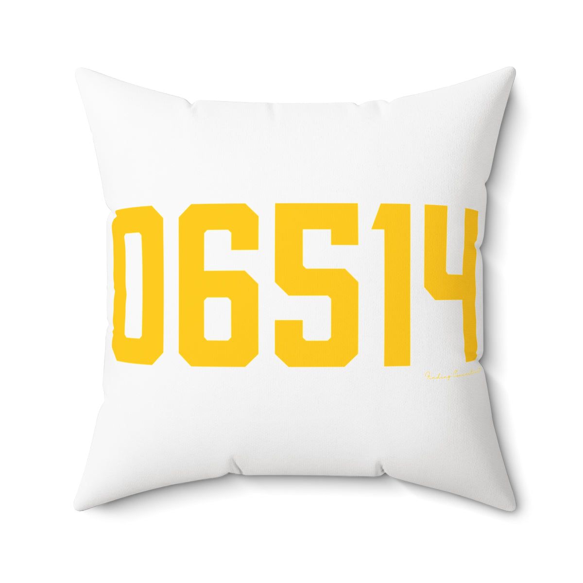 06514 Hamden Connecticut Zip Code Polyester Square Pillow