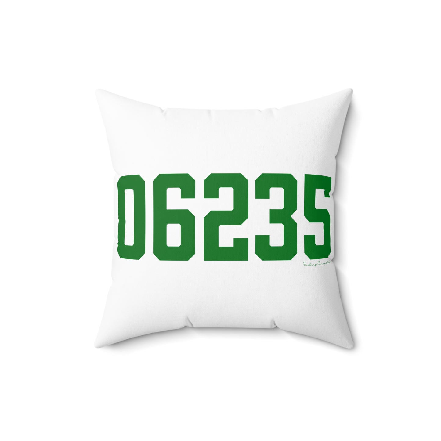 06235 Chaplin Connecticut Zip Code Spun Polyester Square Pillow