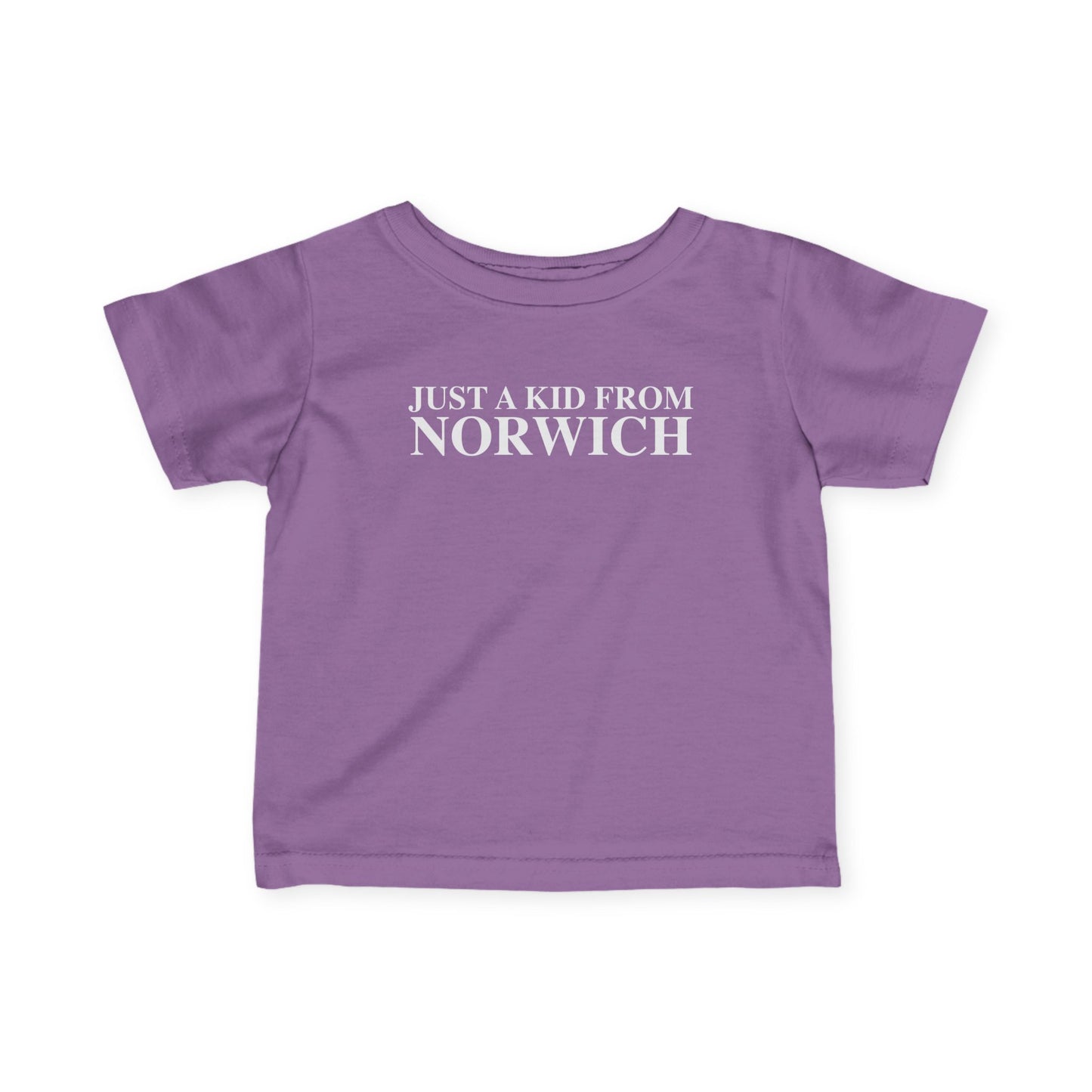 Just a kid from Norwich Infant Fine Jersey T-Shirt
