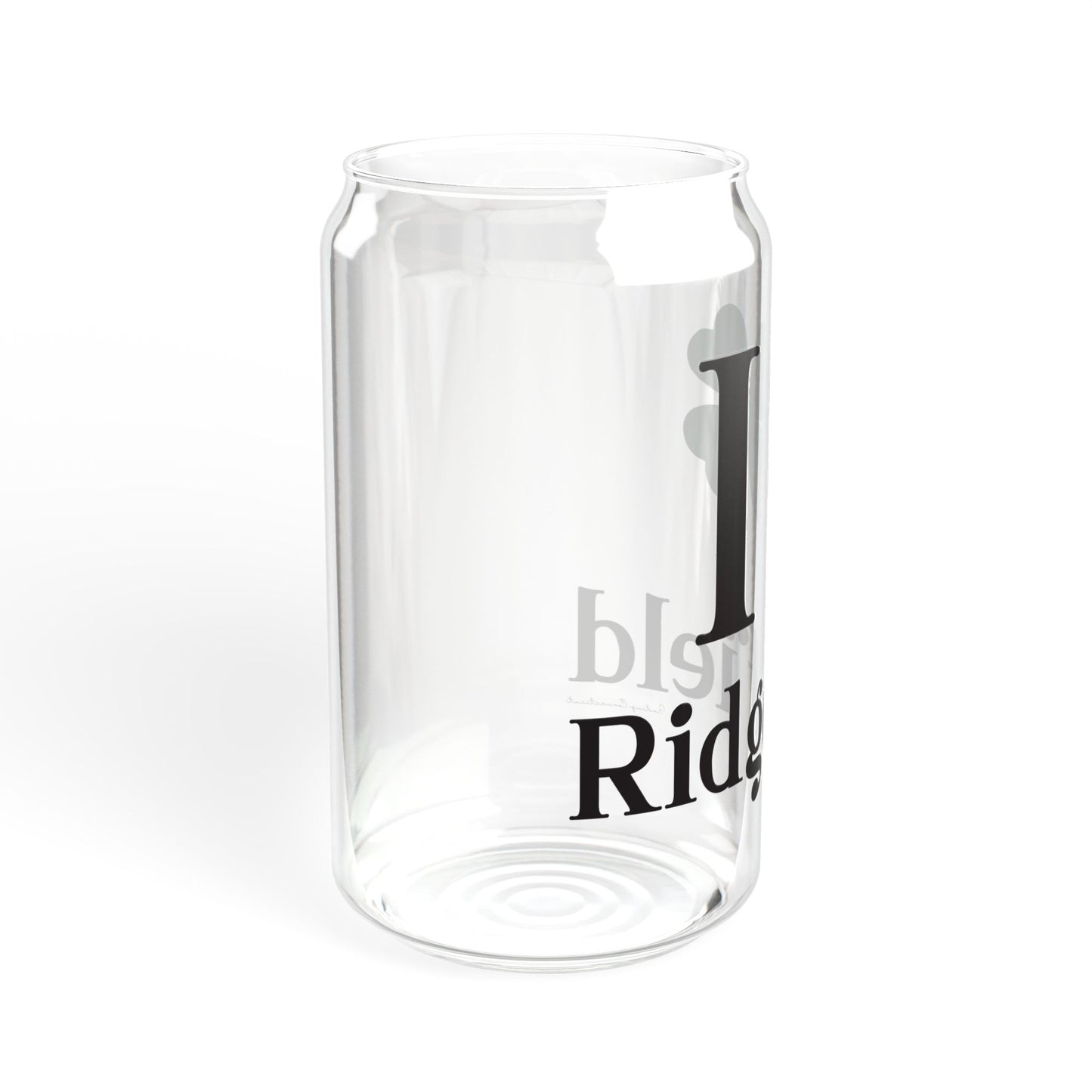 I Clover Ridgefield Sipper Glass, 16oz