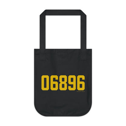 06896 Redding Connecticut Zip Code Organic Canvas Tote Bag
