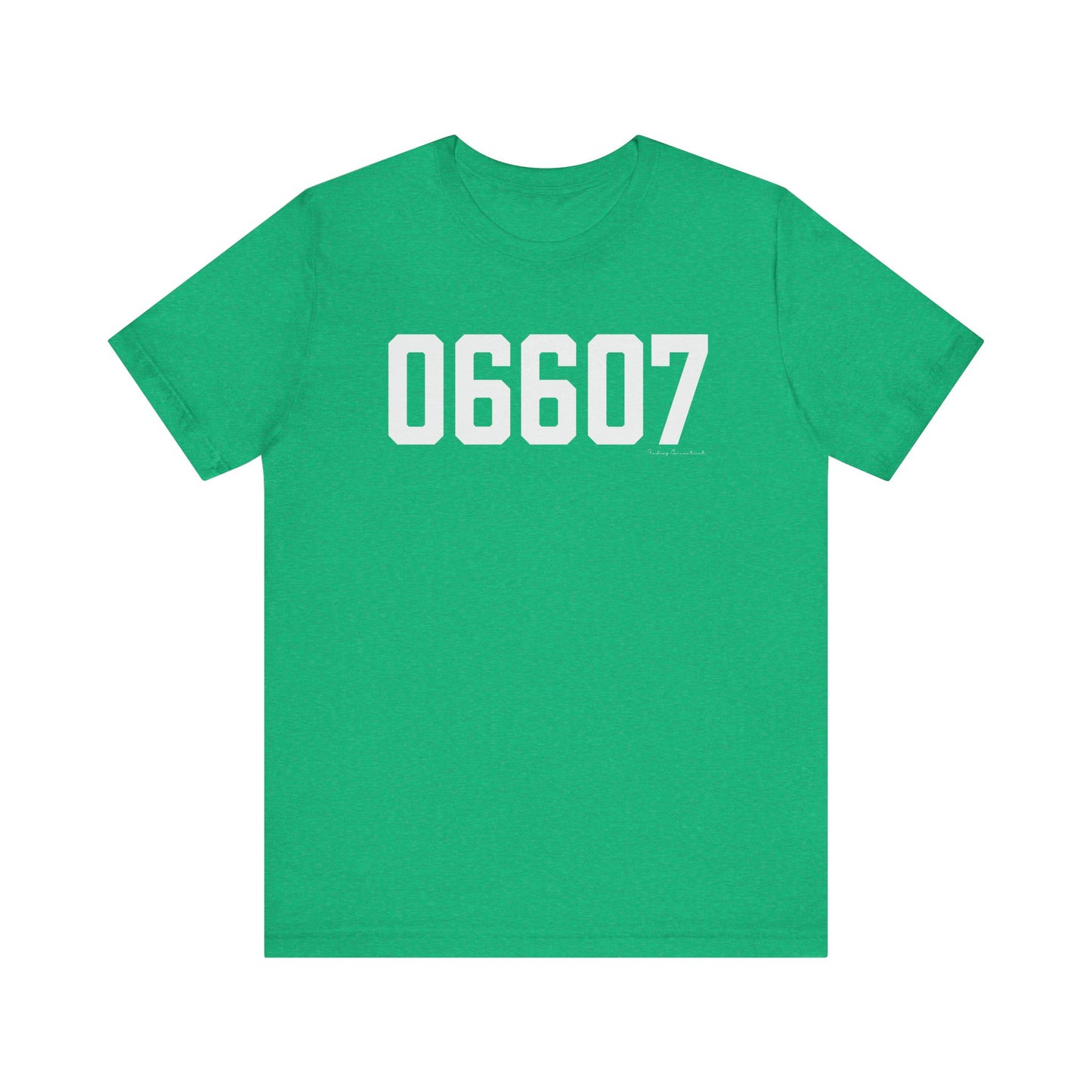 06607 Bridgeport CT Zip Code Unisex Jersey Short Sleeve T-Shirt
