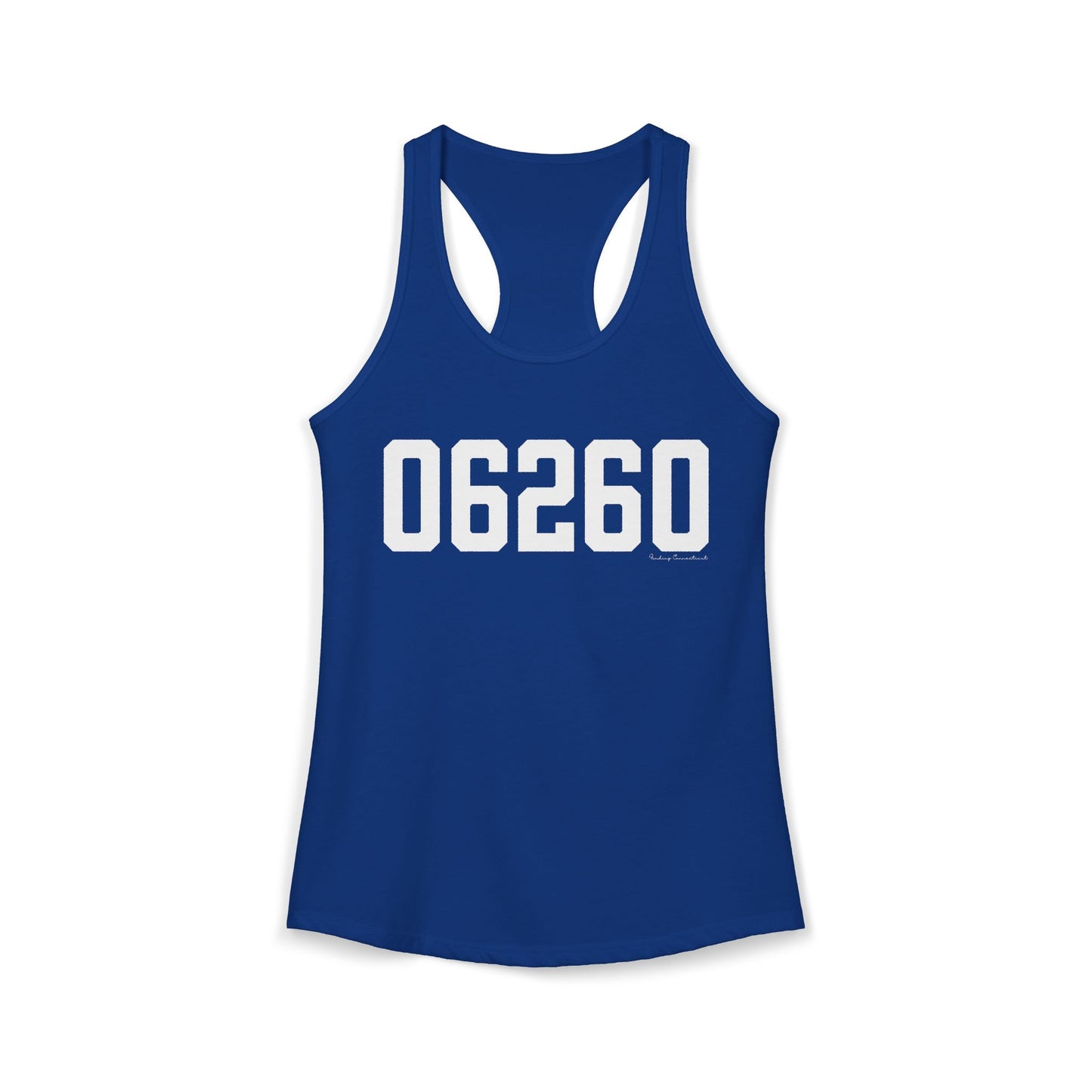 06260 Putnam CT Zip Code Women's Ideal Racerback Tank Top